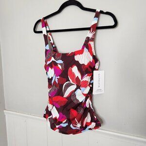 ATHLETA Square Neck Bra Top Tankini Swim Top